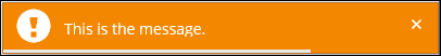 Warning Message